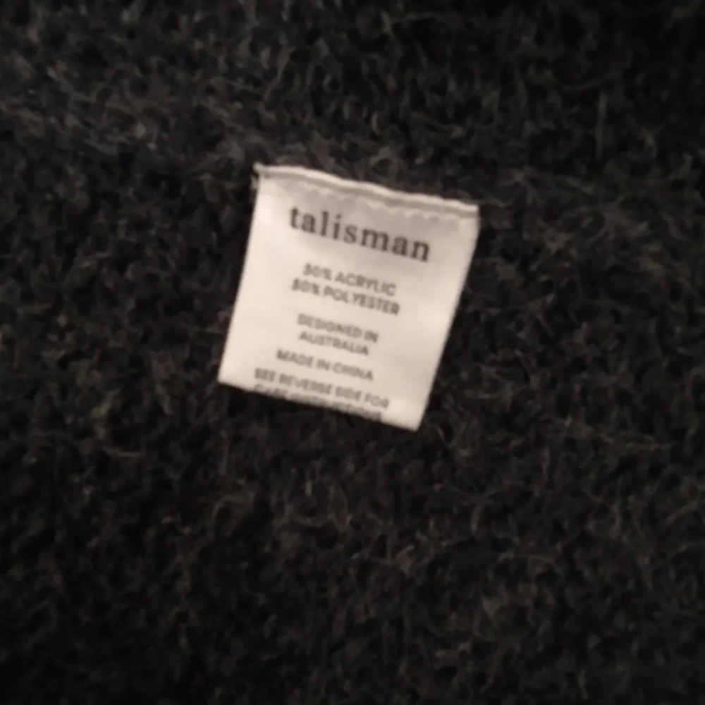 Sundance Talisman long hooded fairisle cardigan sweater M - Picture 8 of 9
